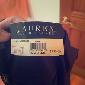 32 x 32 New Ralph Lauren Gray Pants